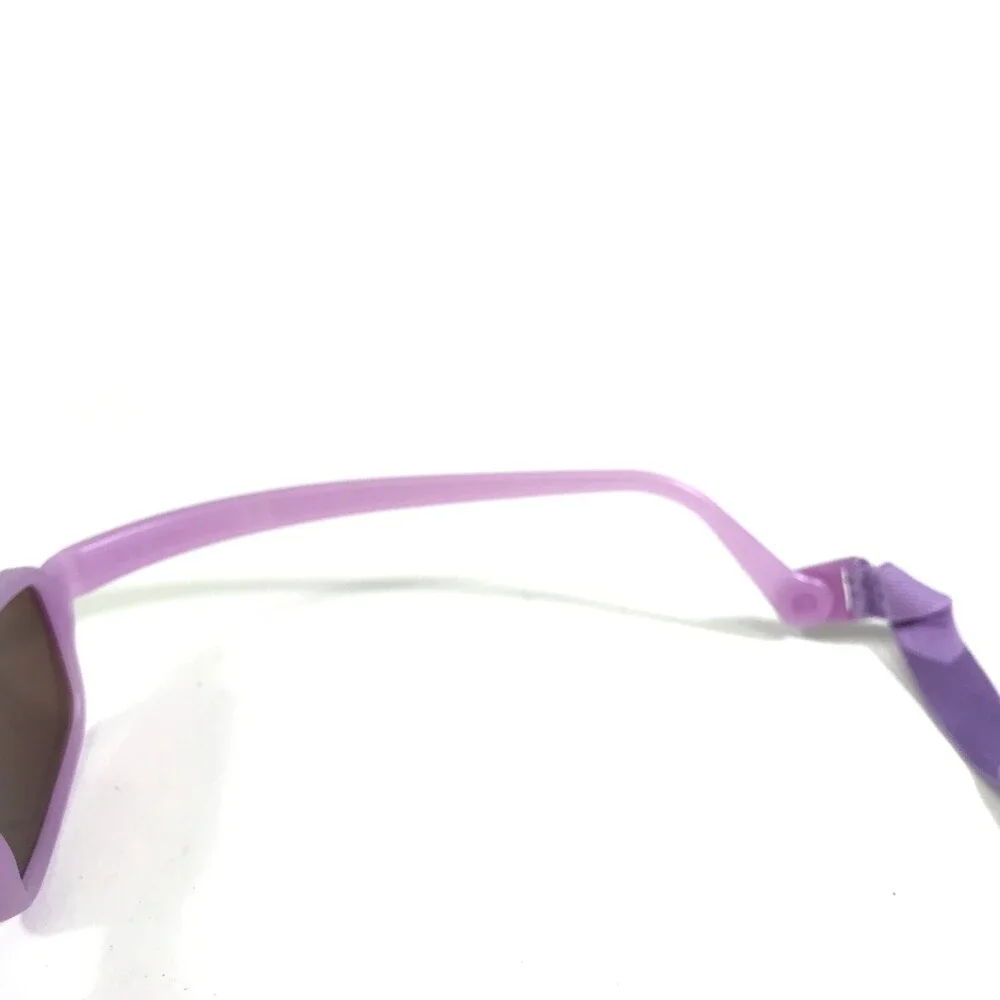 Miraflex Sunglasses NEW BABY 2 Purple Rectangular Frames with Brown Lenses 42-14